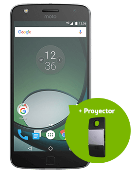 Motorola Moto Z Play XT1635 + Proyector